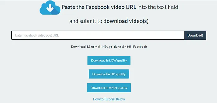 Cách download video Facebook nhanh hơn cả người yêu cũ trở mặt