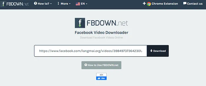 Cách download video Facebook nhanh hơn cả người yêu cũ trở mặt