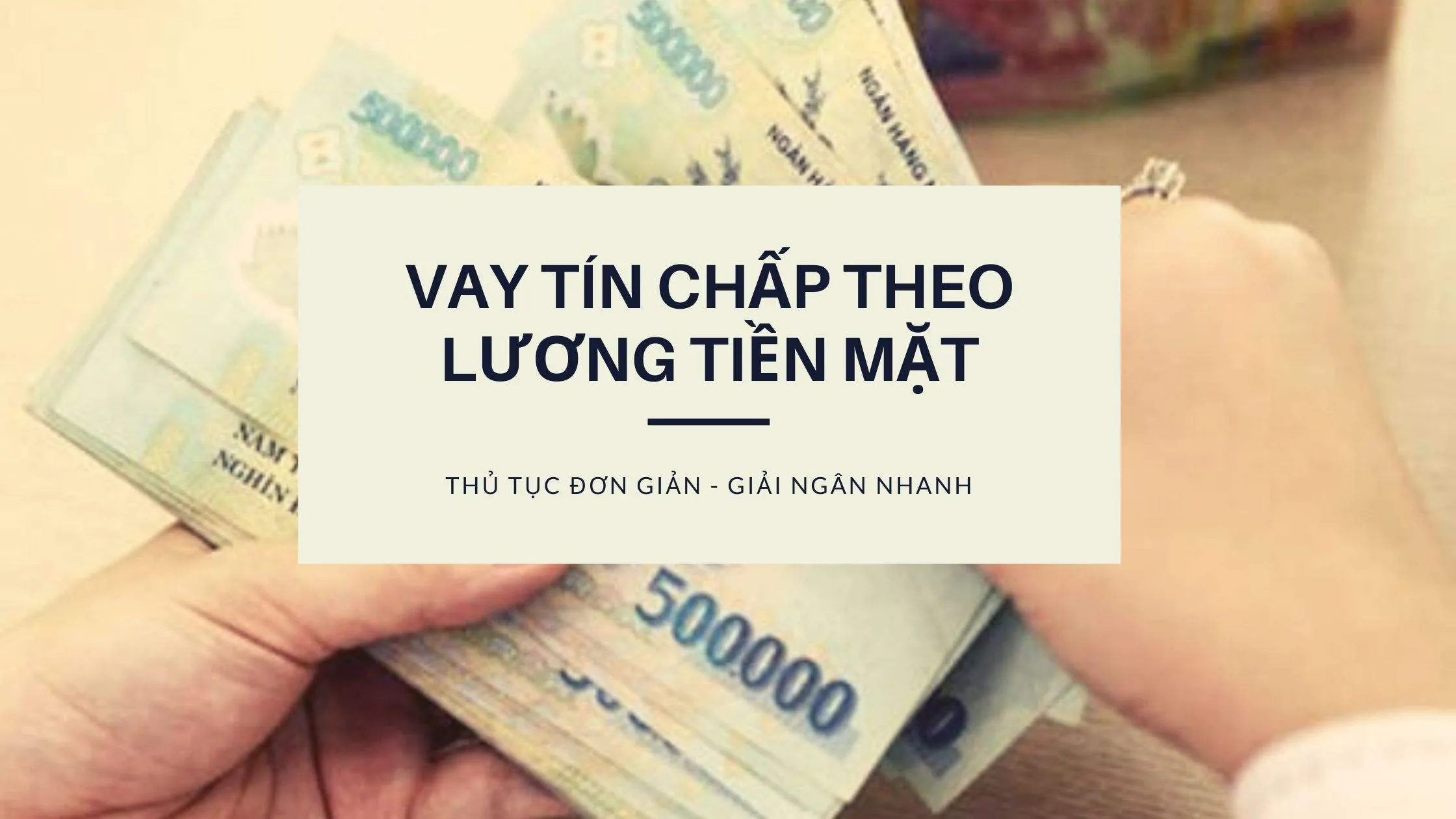 Công ty tài chính cho vay tiền mặt lãi suất thấp nhất 2024