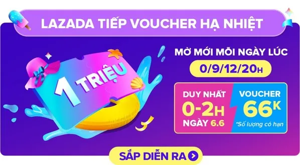 Hè Đến Thỏa Thích Mua Sắm Cùng Siêu Sale Lazada 6.6