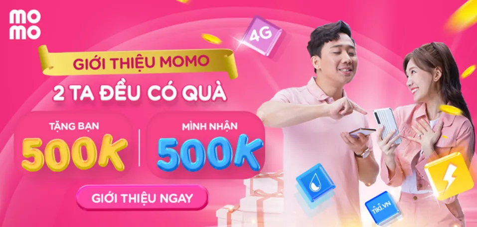 Hướng dẫn nhập mã giới thiệu Momo nhận 500K mới nhất 2024