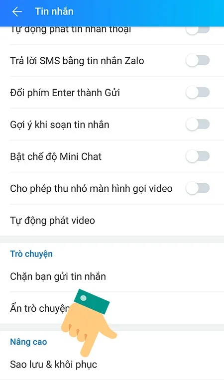 Khôi phục tin nhắn Zalo và những thao tác cơ bản bạn nên biết