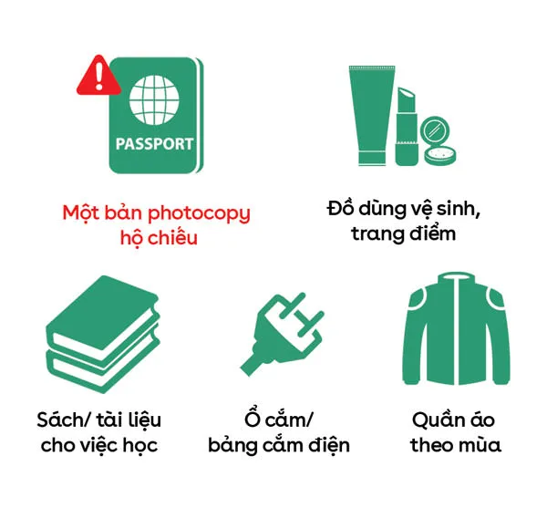 Mẹo sắp xếp hành lý đi du học Anh mà bạn cần biết