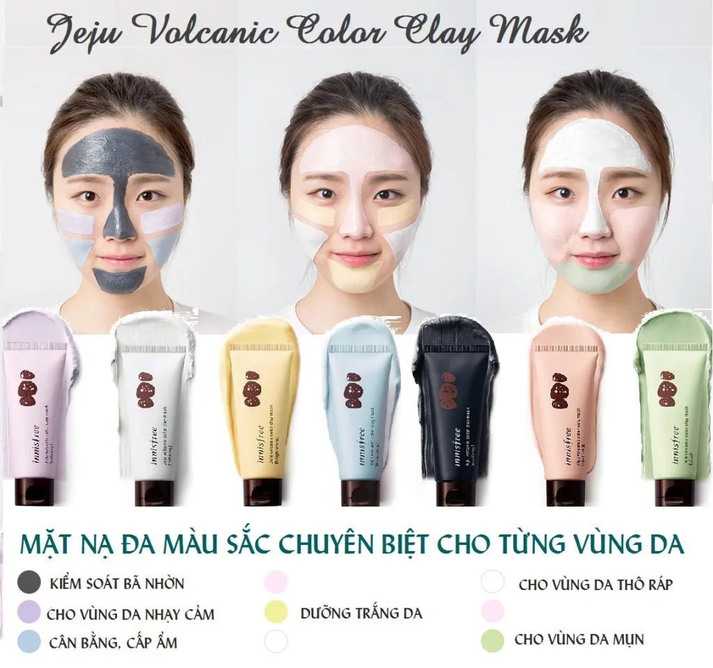 Review Mặt Nạ Innisfree Jeju Volcanic Color Clay Mask màu vàng có tốt không?