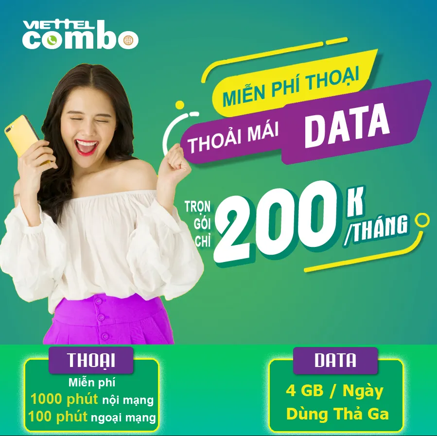 Top 10+ gói cước 4G Viettel hot nhất 2024 tại Viettel data