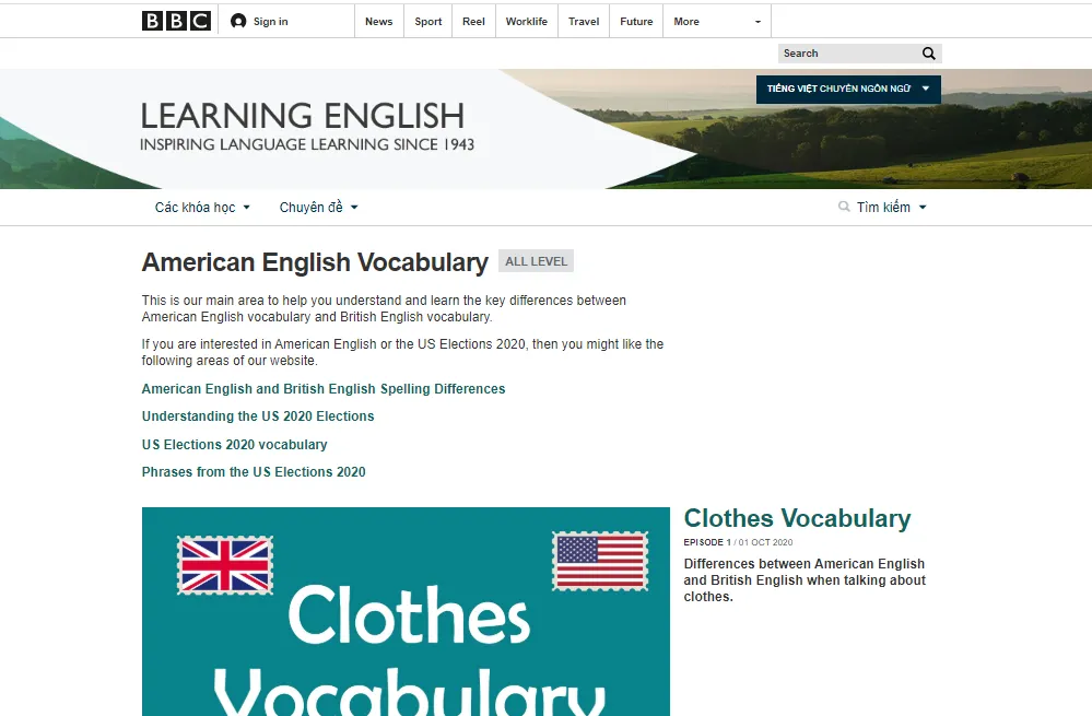 Top 6 trang web học từ vựng tiếng Anh hữu ích nhất