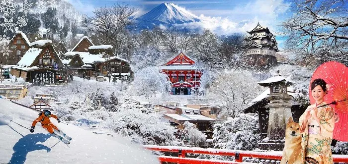 Top 9 địa điểm du lịch Nhật Bản mùa đông từ tháng 12